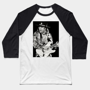 Stevie Art Print Blues Rock Texas Blues Rock Icons Baseball T-Shirt